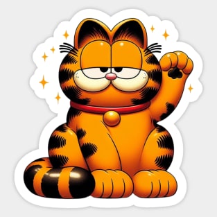 Garfield - Maneki Neko Sticker